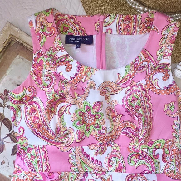 Beautiful Jones New York paisley dress - Picture 2 of 6